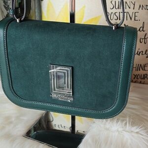 Karl Lagerfield PARIS NWT  Suede And Leather 💚🔥🔥